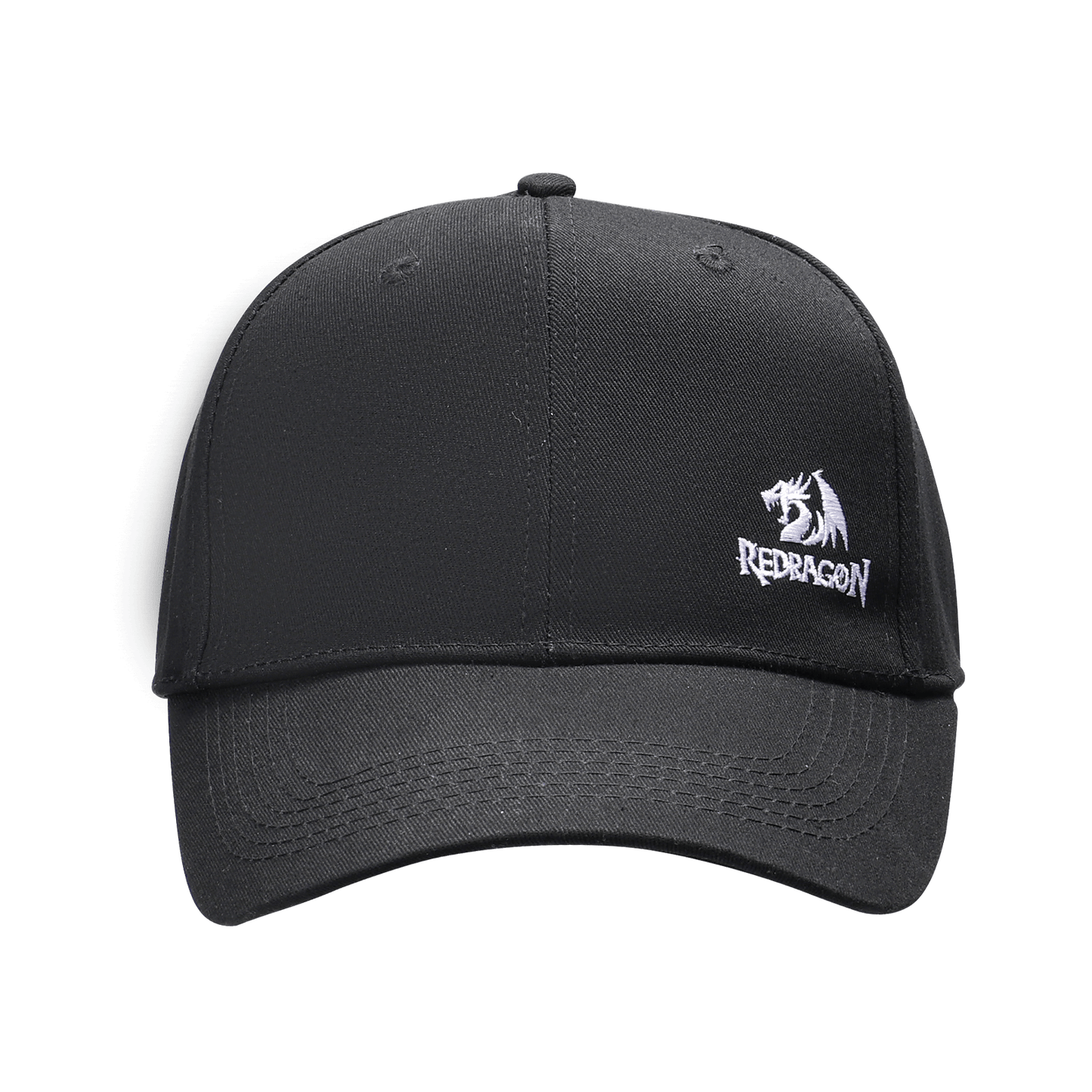 Redragon Black Brown Lightweight Unstructured Adjustable baseball Hat