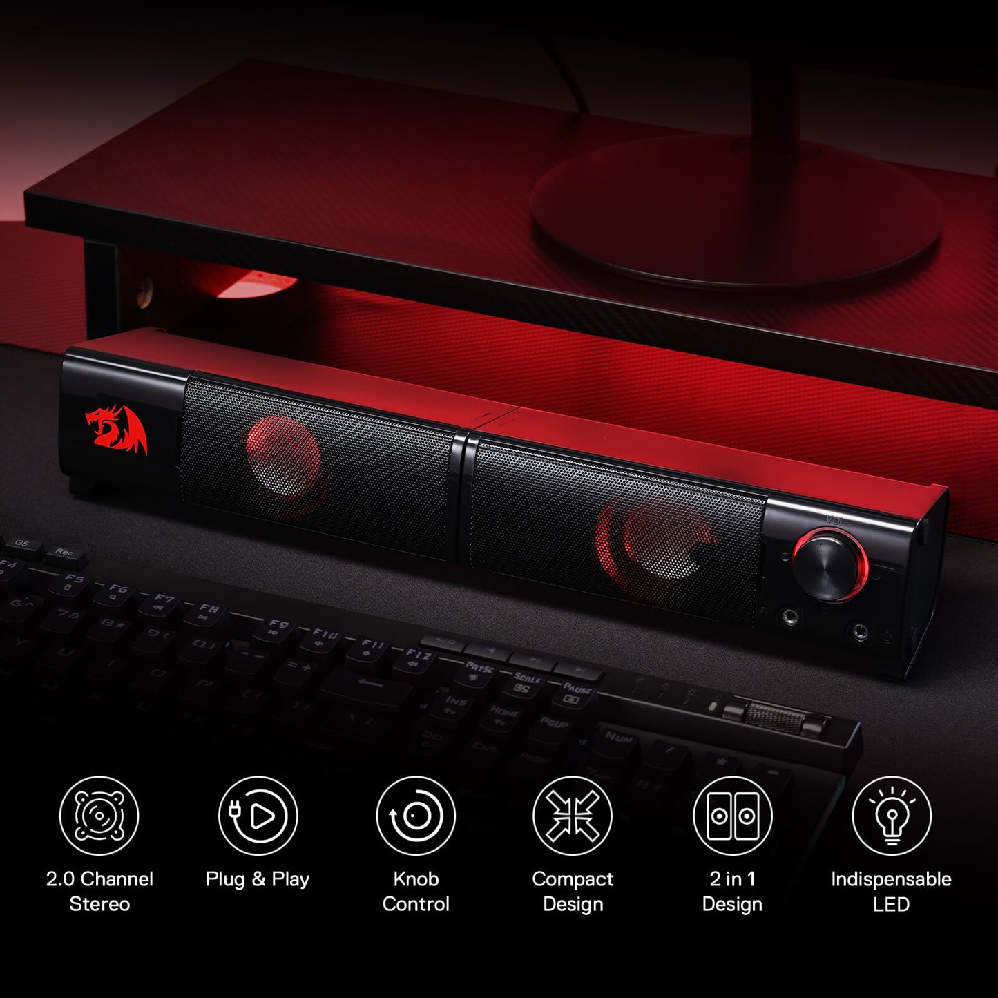 Redragon GS550 Orpheus PC Gaming Speakers