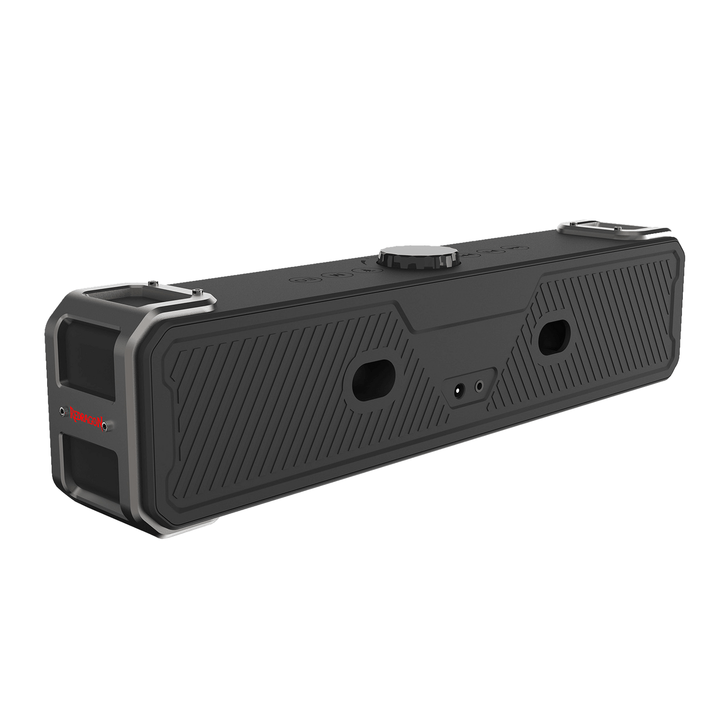 Redragon GS817 RGB Desktop Soundbar, 2.0 Channel Stereo Speakers for Desktop w/Massive 30W Max Power, Touch-Control, Bluetooth 5.3 & 3.5mm AUX Inputs, Black