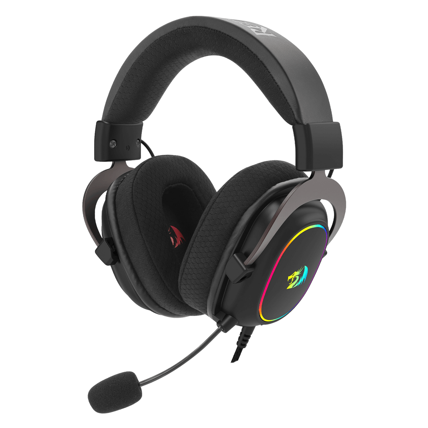 Redragon H510 AK RGB Wired Gaming Headset - 7.1 Surround Sound - 53MM Audio Drivers in Memory Foam Ear Pads w/Replaceable Shell- Multi Platforms Headphone - USB Powered for PC/PS4/NS