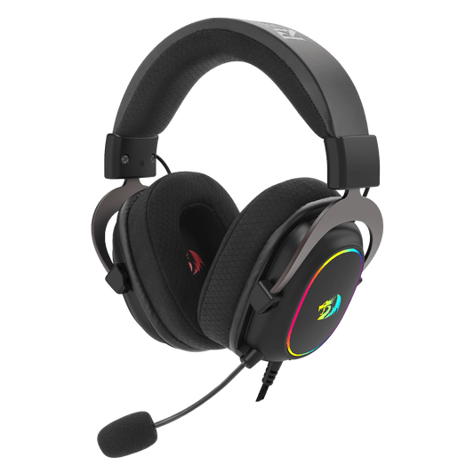 Redragon H510 AK RGB Wired Gaming Headset - 7.1 Surround Sound - 53MM Audio Drivers in Memory Foam Ear Pads w/Replaceable Shell- Multi Platforms Headphone - USB Powered for PC/PS4/NS
