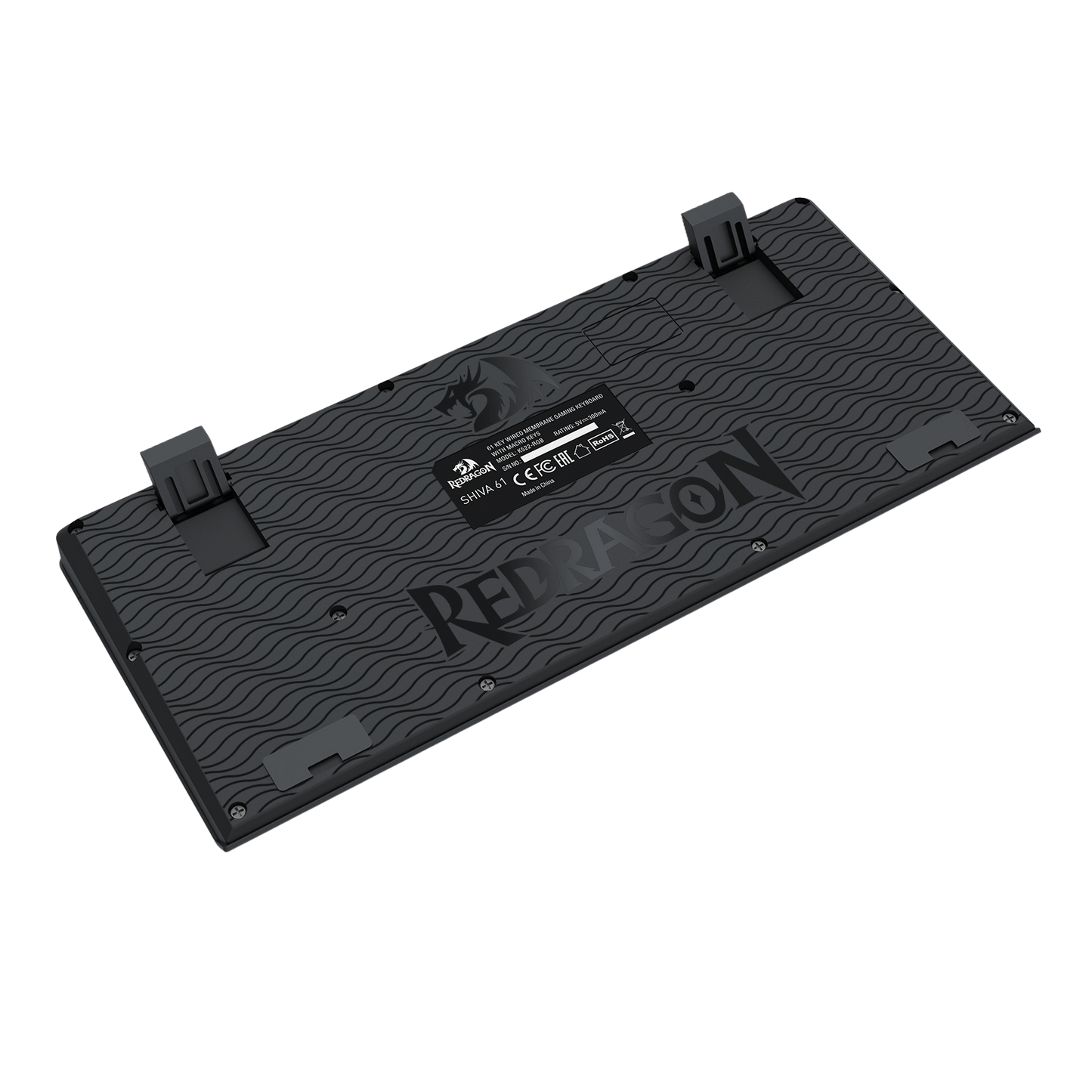 Redragon K522 60% RGB Membrane Gaming Keyboard, Compact 61 Keys Linear Mechanical-Feel Switch Keyboard w/ 4 Extra On-Board Macro Keys & Media Control Keys