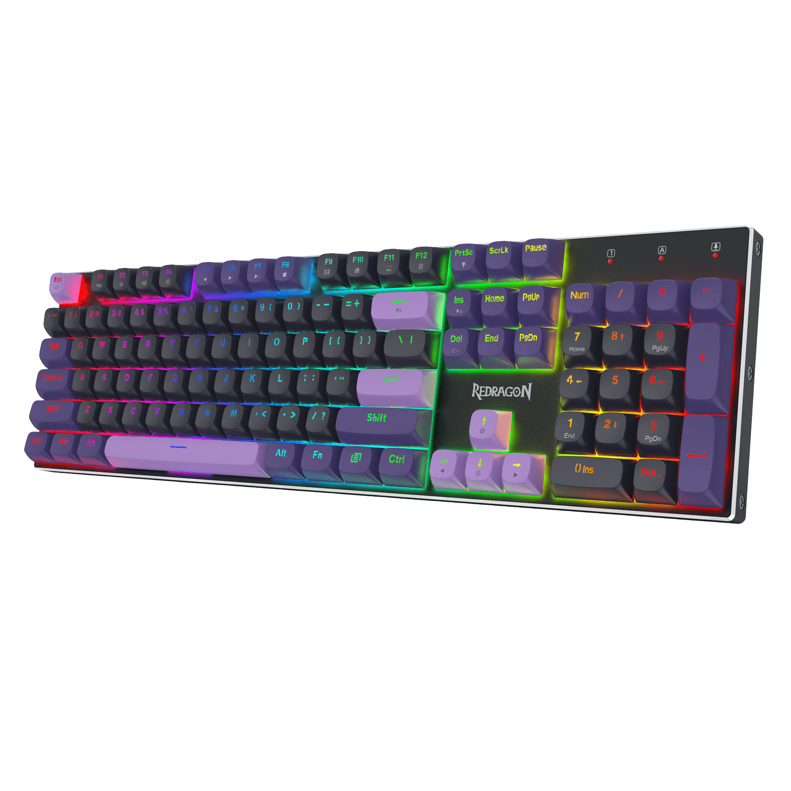 Redragon K556 HE Rapid Trigger Gaming Keyboard, 100% 104 Keys Wired Mechanical Keyboard w/Hyper-Fast Actuation, Dedicated Hall Effect Magnetic Switch, 2-Layer Noise Dampening, Original Aluminum Base
