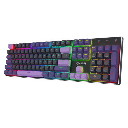 Redragon K556 HE Rapid Trigger Gaming Keyboard, 100% 104 Keys Wired Mechanical Keyboard w/Hyper-Fast Actuation, Dedicated Hall Effect Magnetic Switch, 2-Layer Noise Dampening, Original Aluminum Base