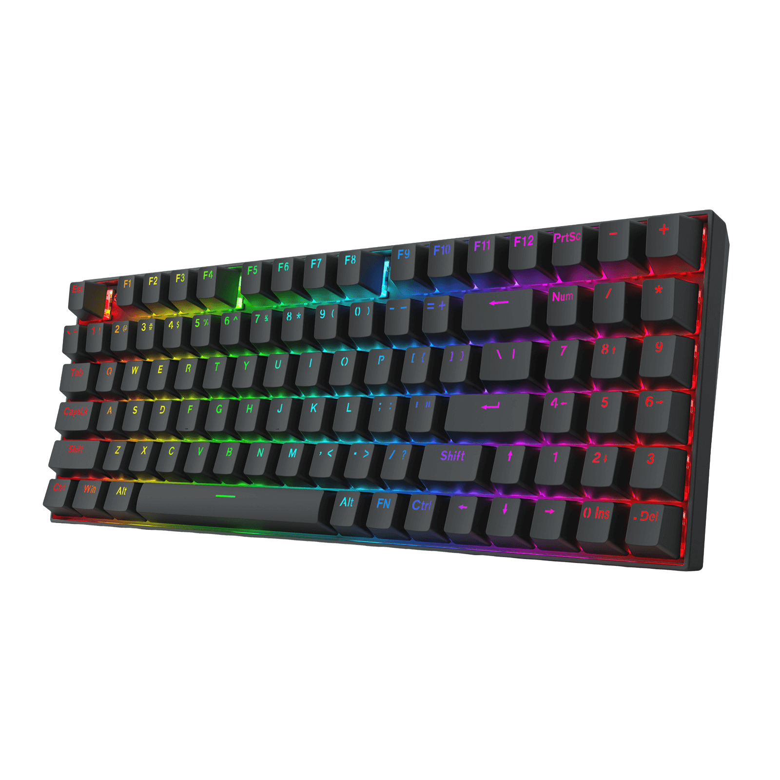 Redragon K736 PRO Rapid Trigger Wireless Gaming Keyboard, 90% 94 Keys 3-Mode Mechanical Keyboard w/Hyper-Fast Actuation, Dedicated Magnetic Switch, Actuation Point Adjustable, 8K Hz Polling Rate