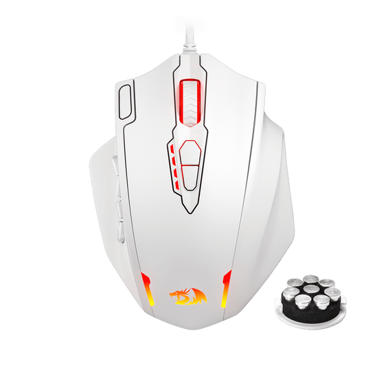 Redragon M908 Impact RGB LED MMO Gaming Mouse with 12 Side Buttons | show