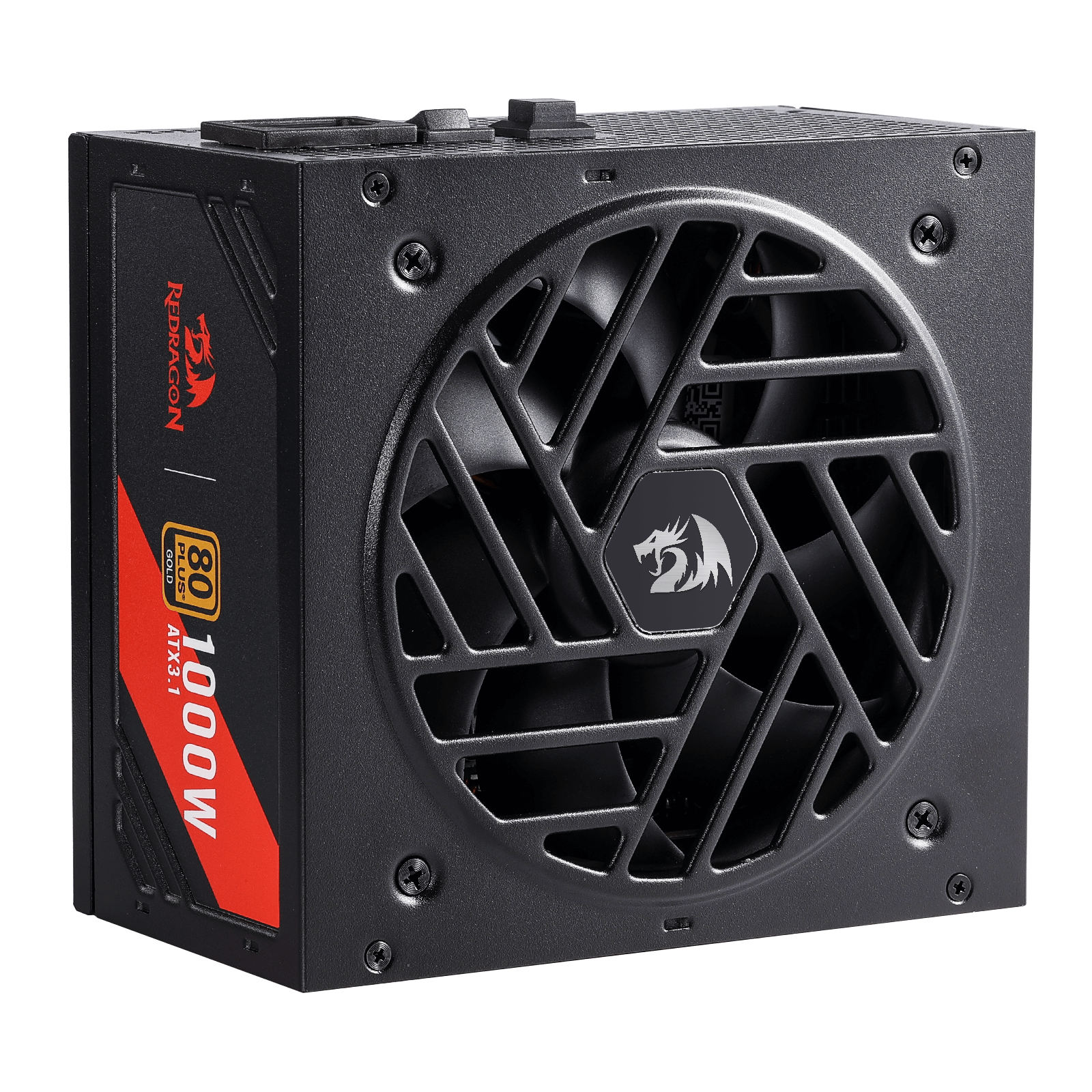 Redragon RGPS PRO 80+ Gold 1000 Watt Power Supply w/Upgraded ATX 3.1 & PCIe 5.1 Fully Modular, Compact 150mm Size, Smart ECO Low Noise Fan, 100% Japanese Capacitors, Full Mod Cables