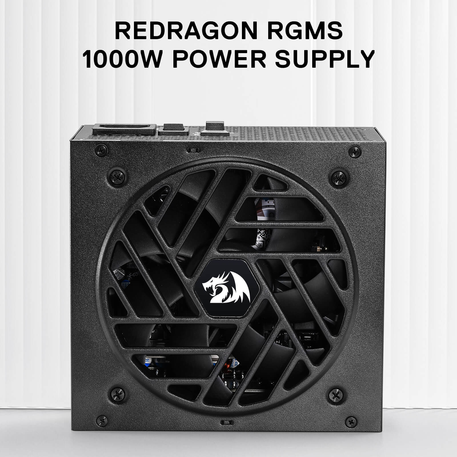 Redragon RGPS PRO 80+ Gold 1000 Watt Power Supply w/Upgraded ATX 3.1 & PCIe 5.1 Fully Modular, Compact 150mm Size, Smart ECO Low Noise Fan, 100% Japanese Capacitors, Full Mod Cables