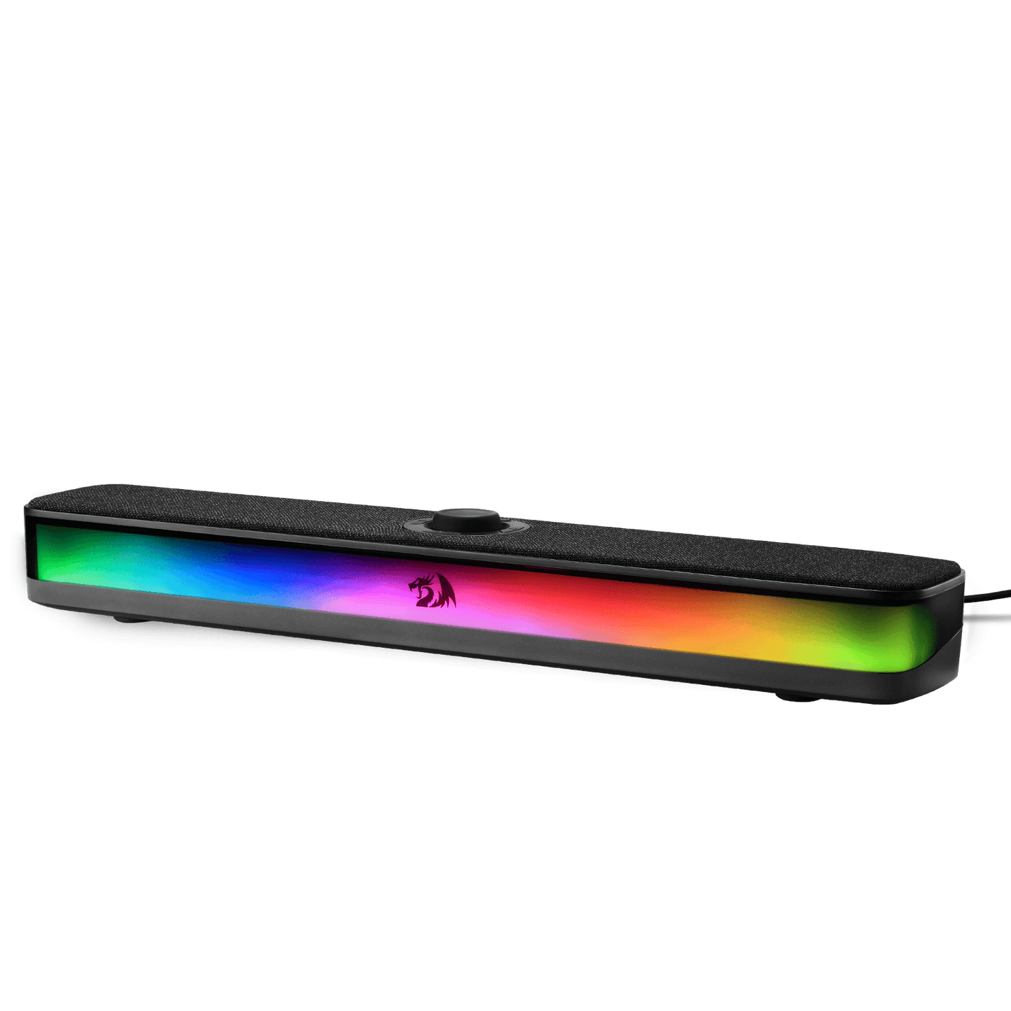 Redragon GS515 RGB Desktop Soundbar, 2.0 Channel Stereo Computer Speakers for Desktop with Bluetooth 5.3, USB-C/USB Powered, Black