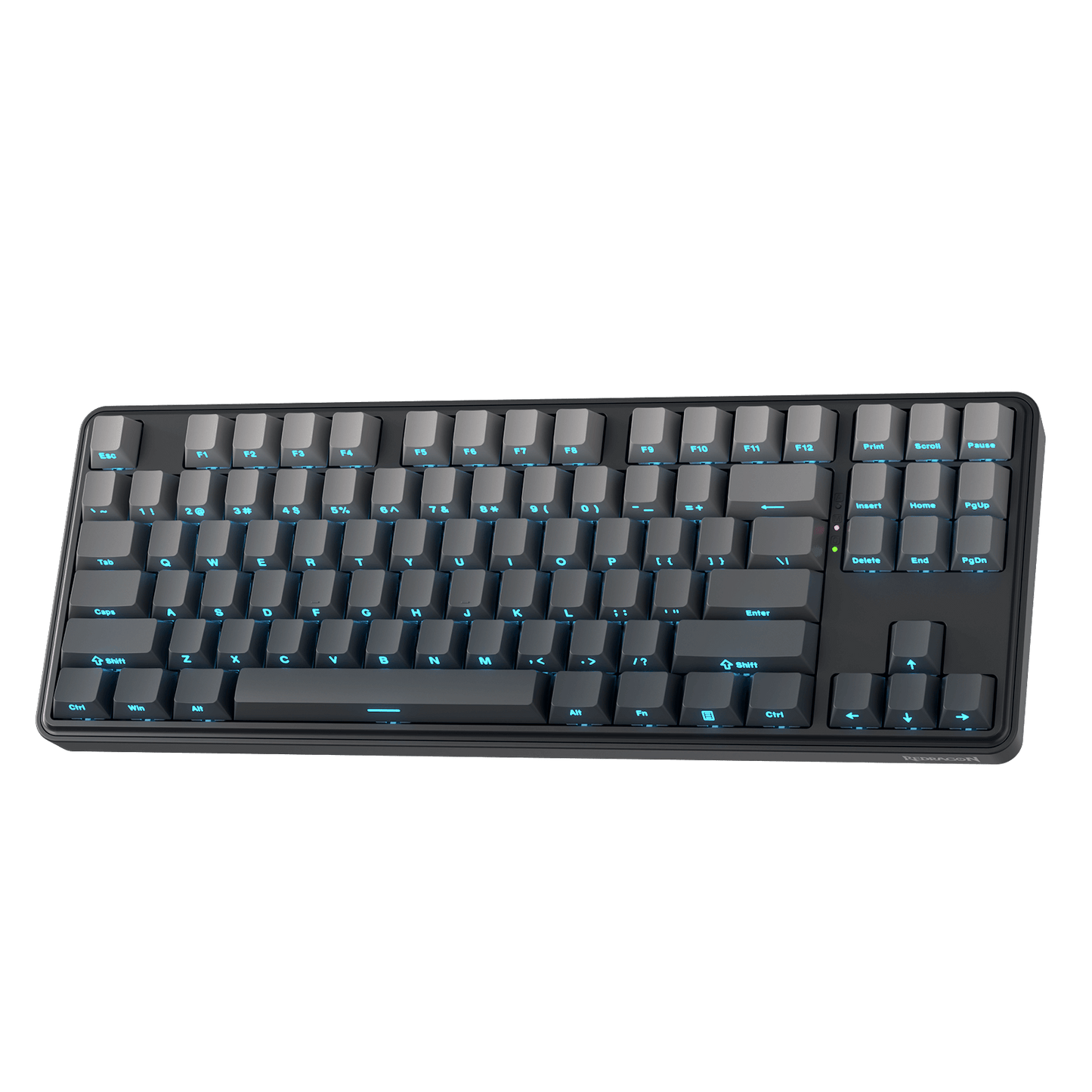 Redragon K707 PRO Gradient 80% Wireless Mechanical Gaming Keyboard – Hot-Swappable TKL with Tri-Mode (USB-C, Bluetooth 5.0, 2.4GHz), Quiet Linear Switches, Noise Dampening, Side-Printed PBT Keycaps, RGB Backlit, Customizable