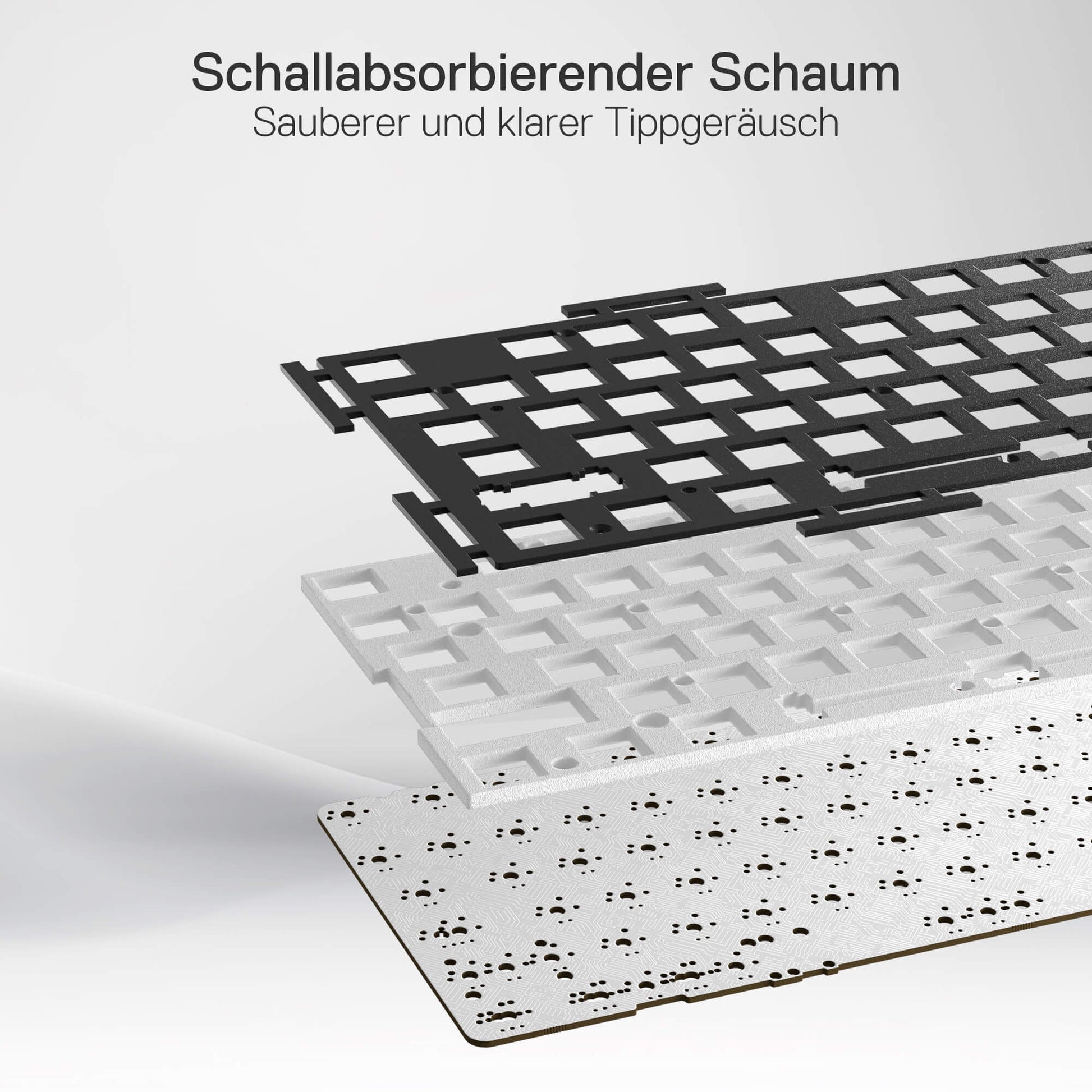 Redragon K668 QWERTZ-Layout Kabelgebundene Gaming-Tastatur, 105+4 Tasten Tastatur, Hot-Swap Sockel, Leise Roten Schaltern, Mischfarben-Tastenkappen, RGB-Hintergrundbeleuchtung, Multimedia-Shortcuts