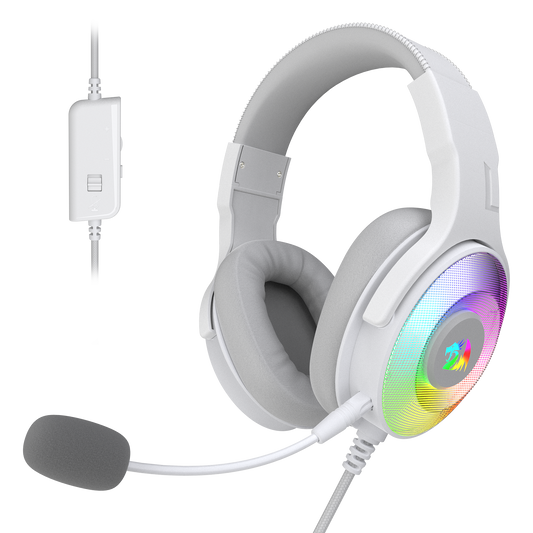 redragon white rgb headset