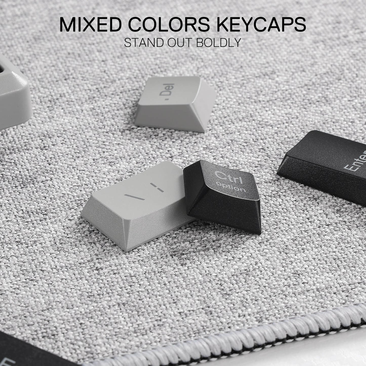 Redragon BK7114 96% Tri-modes Wireless Keyboard with Scissor Mechanism, Grey and Balck Mixed-Color Keycaps are perfect for minimalism.