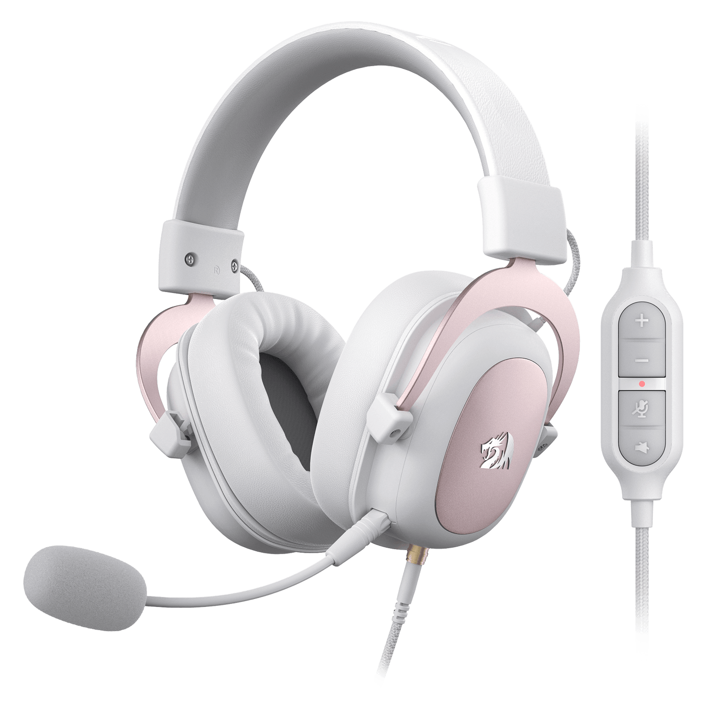 pink headphones