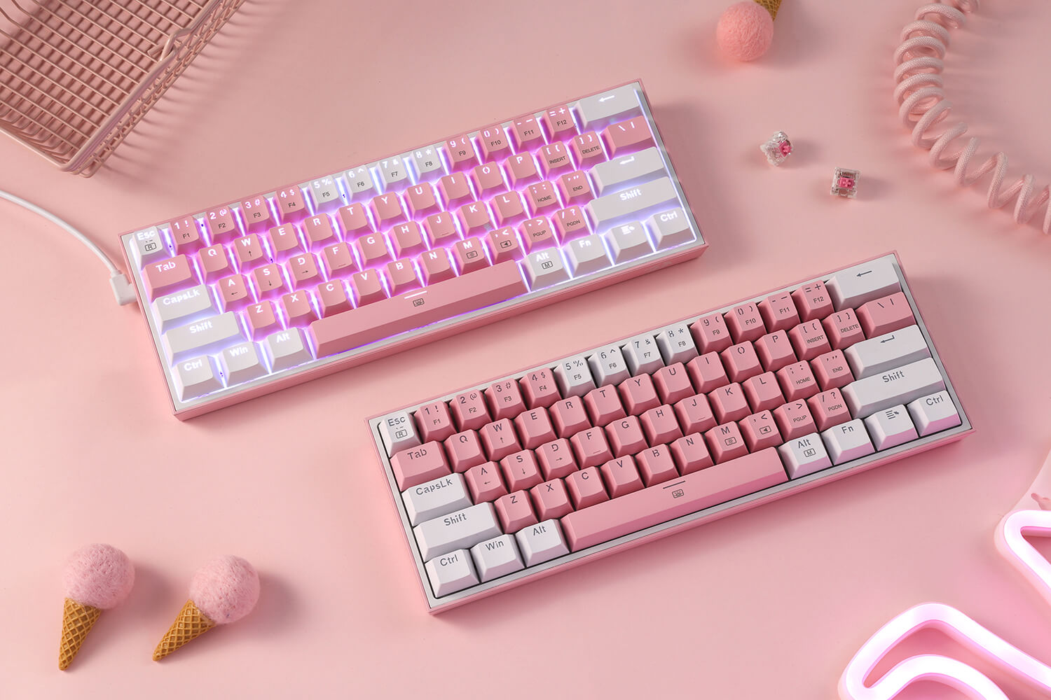 Redragon Fizz K617 Keyboard Review: Best Budget 60% Mechnical Gaming K ...