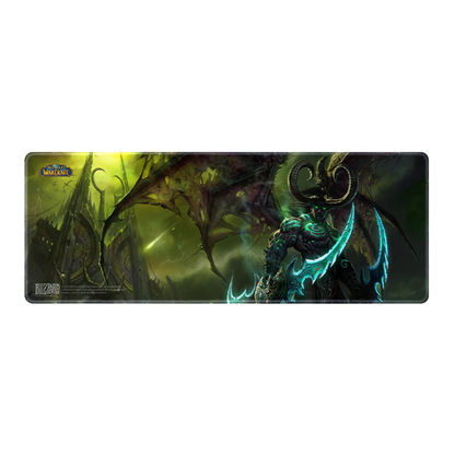 Gaming mouse pad with fantasy design on a white background
