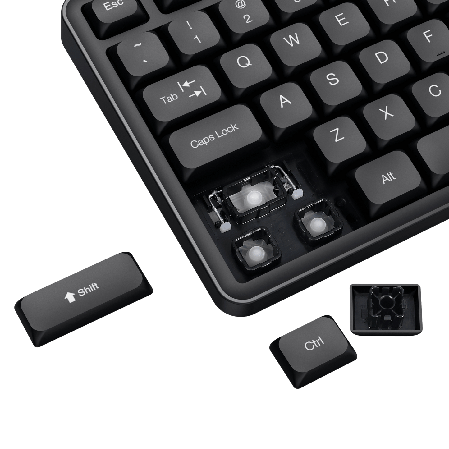 Redragon BS7634 Wireless Keyboard and Mouse Combo, 104 Keys 2.4Ghz Wireless Low-Profile Membrane Keyboard w/Low Profile Design, Ergnomic Comfort Grip, 4000 DPI Max Mouse