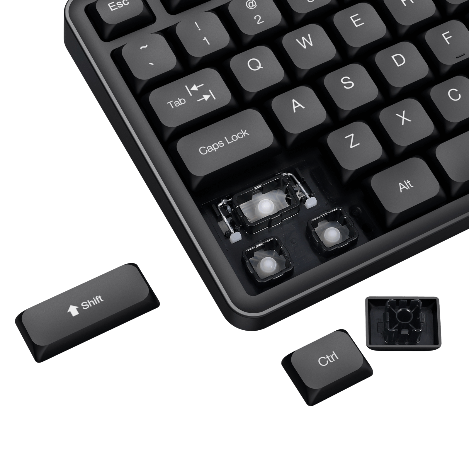 Redragon BS7634 Wireless Keyboard and Mouse Combo, 104 Keys 2.4Ghz Wireless Low-Profile Membrane Keyboard w/Low Profile Design, Ergnomic Comfort Grip, 4000 DPI Max Mouse