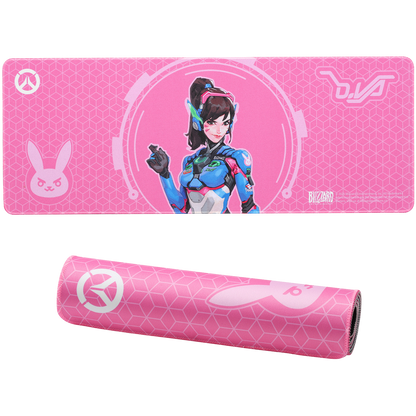 Blizzard Overwatch Large Game Mouse Pad, XXL Keyboard Pad for Gamer Office & Home, Non-Slip Rubber Base, Extended Desk Mat with Stitched Edge, Smooth Stable and Durable | show