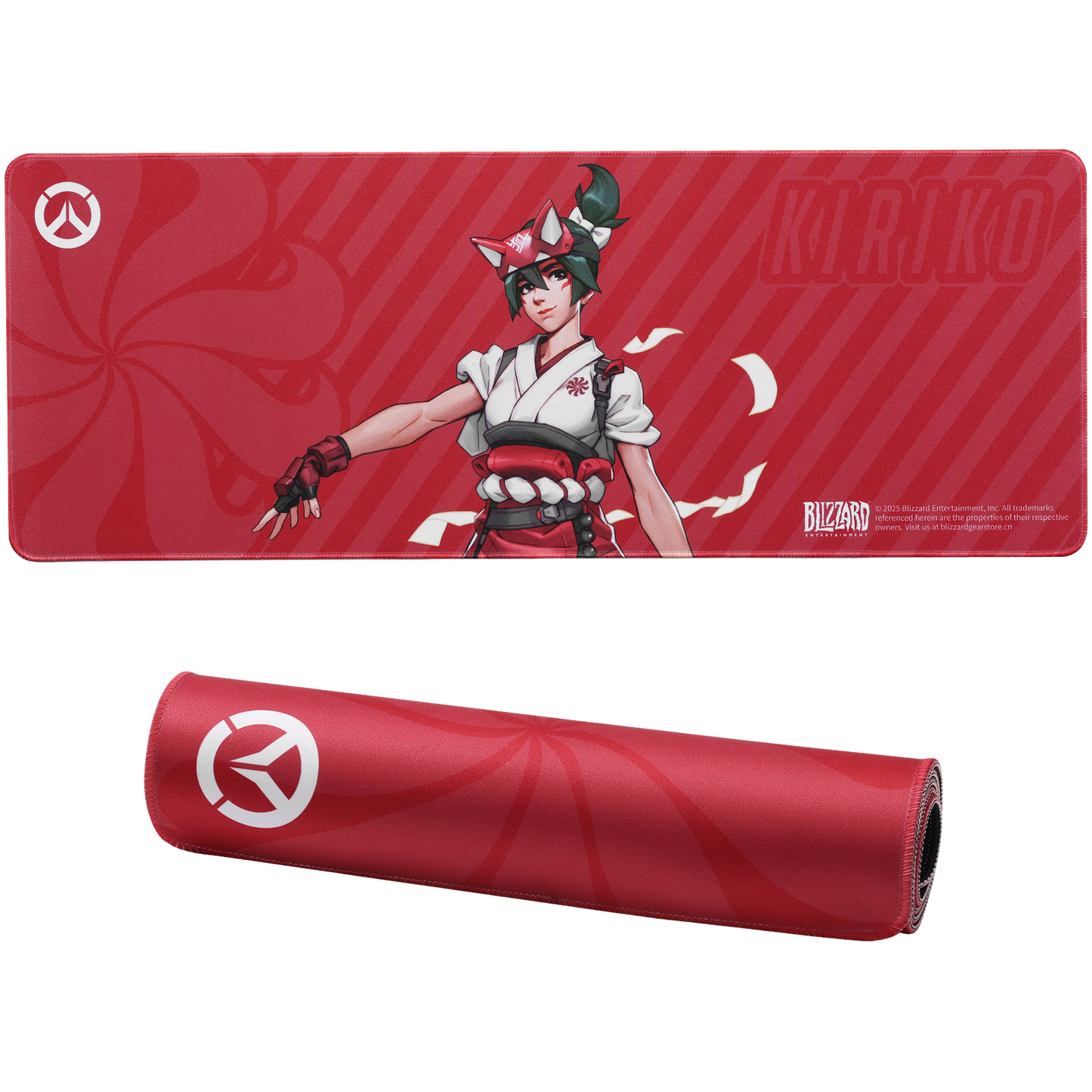 Blizzard Overwatch Large Game Mouse Pad, XXL Keyboard Pad for Gamer Office & Home, Non-Slip Rubber Base, Extended Desk Mat with Stitched Edge, Smooth Stable and Durable | show