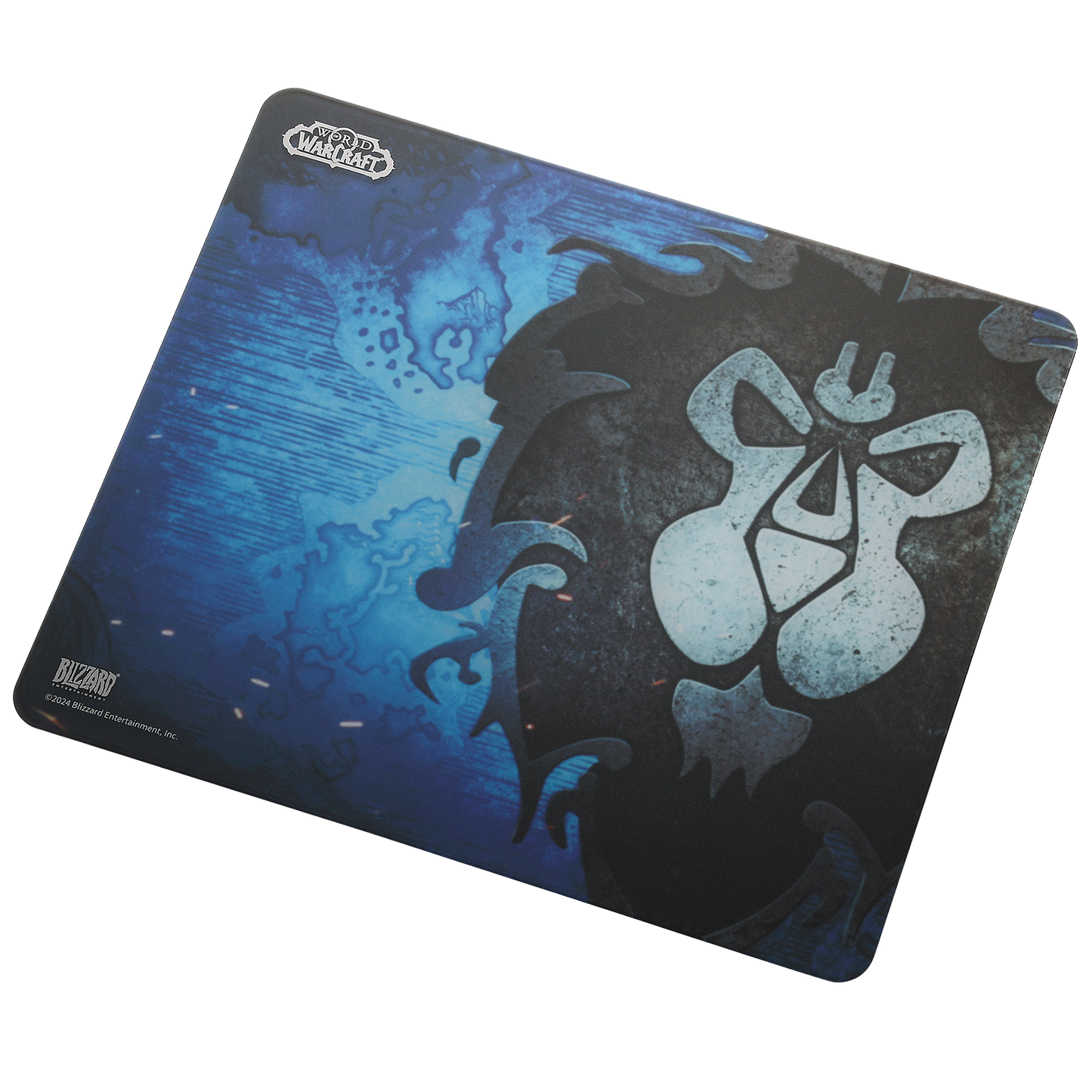 Blizzard WoW Game Glass Mouse Pad,Alliance-Themed, Tempered Glass Material, Office & Home, Non-slip rubber base, Special Glass Surface for Top Accuracy and Speed, Easy to Clean, 13.8*11.8Inch | show