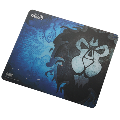 Blizzard WoW Game Glass Mouse Pad,Alliance-Themed, Tempered Glass Material, Office & Home, Non-slip rubber base, Special Glass Surface for Top Accuracy and Speed, Easy to Clean, 13.8*11.8Inch | show