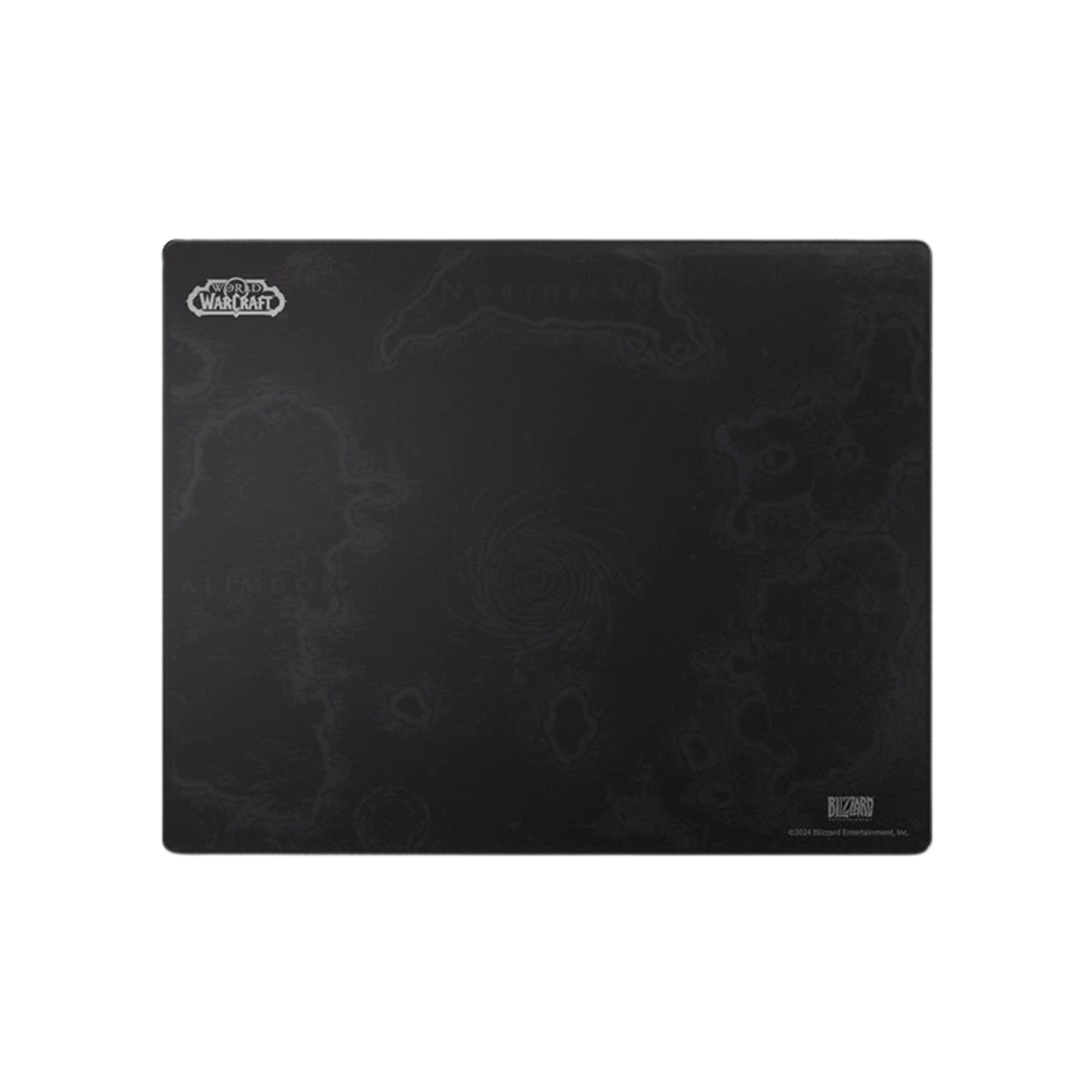 Blizzard WoW Game Glass Mouse Pad, Azeroth-Themed, Tempered Glass Material, Office & Home, Non-slip rubber base, Special Glass Surface for Top Accuracy and Speed, Easy to Clean, Obsidian Black, 13.8*11.8Inch | show