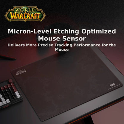 Blizzard WoW Game Glass Mouse Pad