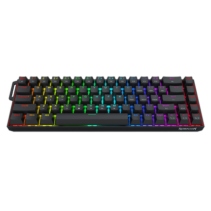 Redragon K631 HE Rapid Trigger RGB Gaming Keyboard, 68 Keys Wired Mechanical Keyboard w/Hyper-Fast Actuation, Hall Effect 8K Polling Magnetic Switch, Actuation Point Adjustable, Strap Version