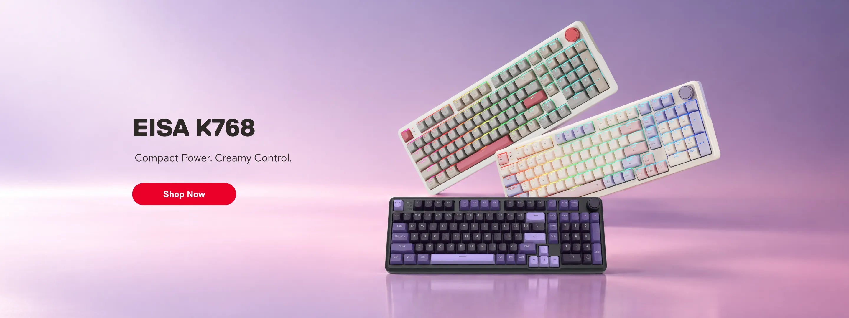 Redragon EISA K768, Compact 100-Key Layout