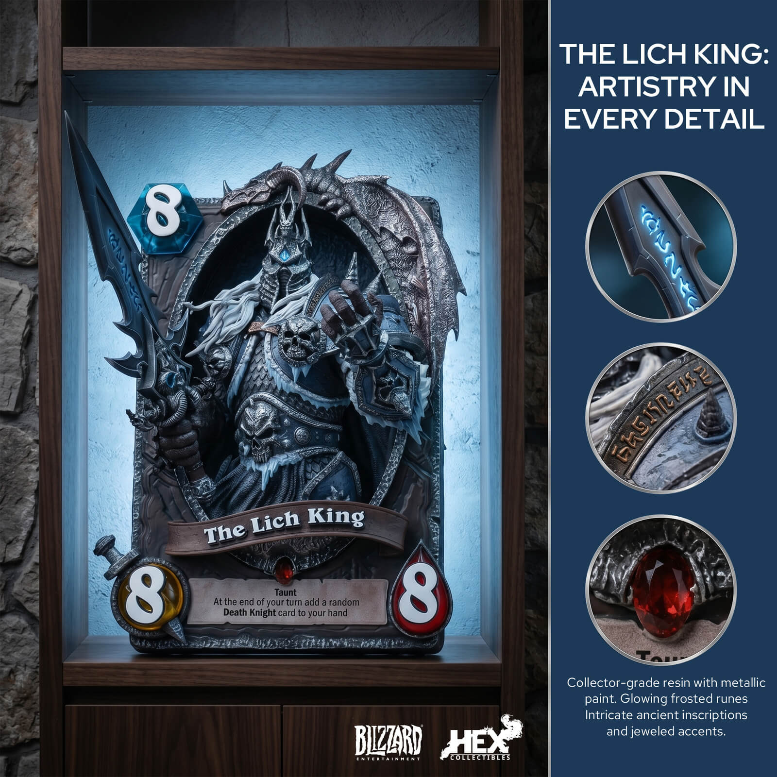 Blizzard Hearthstone Lich King Card Display Frame