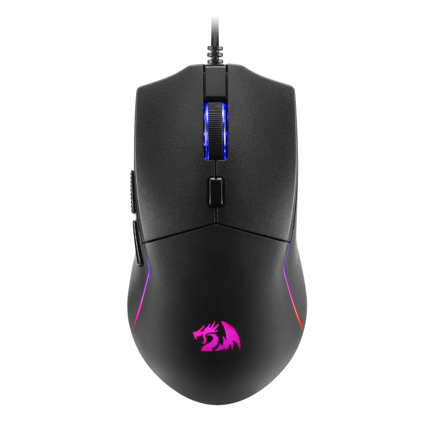 Redragon M730 Wired RGB Gaming Mouse, 10000 DPI Lightweight Optical Mouse with 6 Programmable Buttons, Software Supports DIY Keybinds for PC Computer Windows Mac Laptop, Black