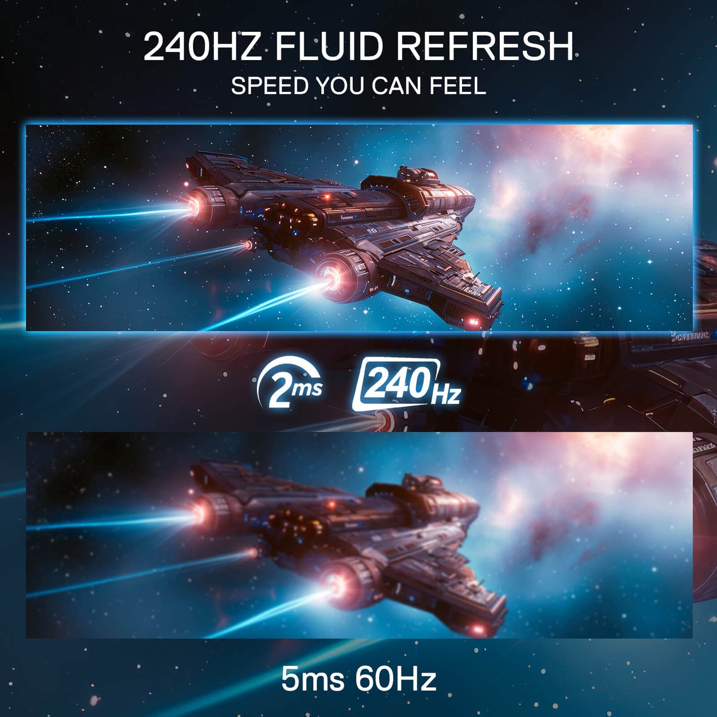 Redragon 49" Curve Gaming Monitor - DQHD 5120x1440, 32:9, 240Hz, 2.2ms, Support FreeSync & G-Sync, KVM, Eye Care, DisplayPort HDMI, Tilt Adjustable, Ultrawide 1000R Curve Computer Monitor