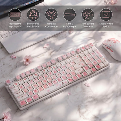 Redragon BS7552 Wireless Keyboard and Mouse Combo 
