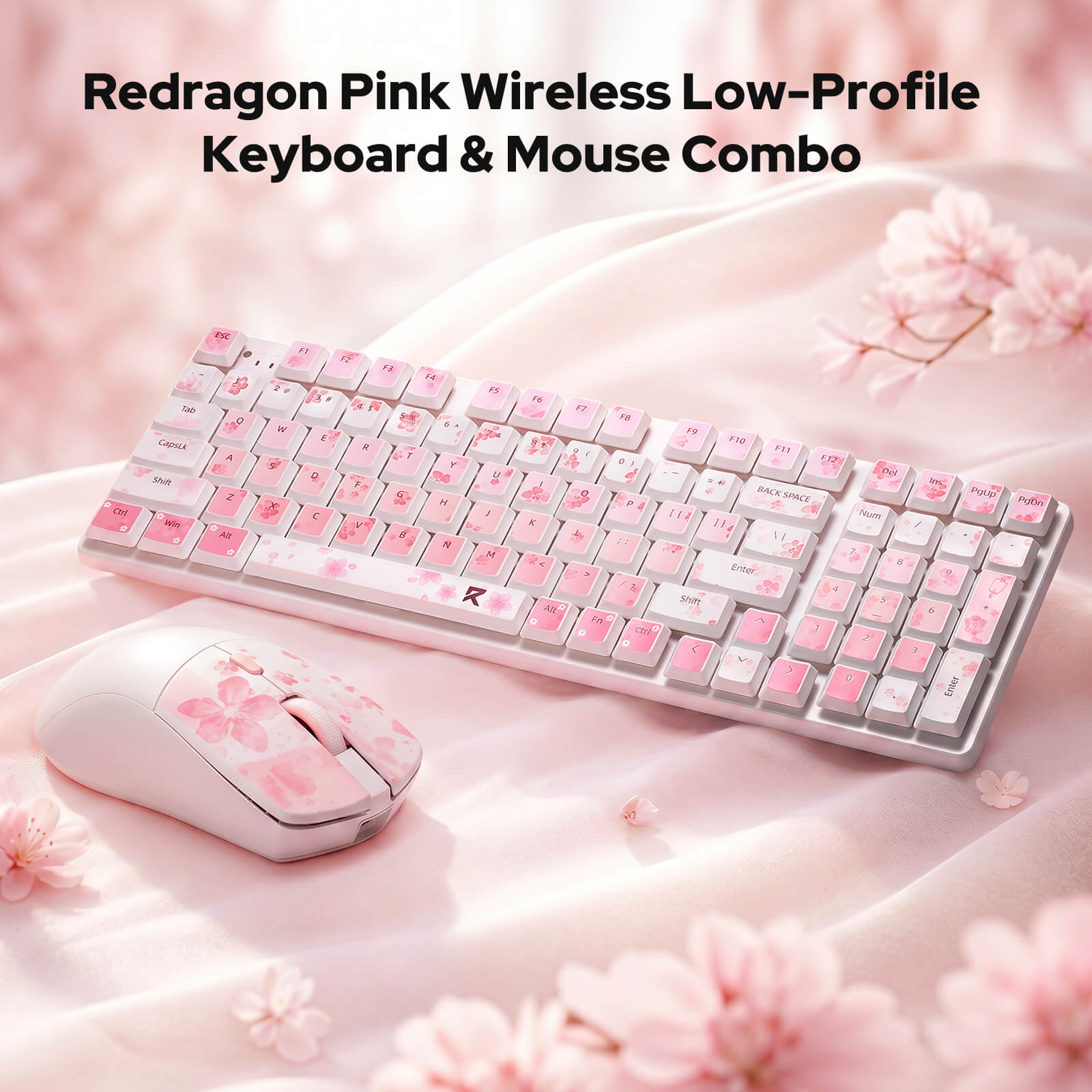 Redragon BS7552 Wireless Keyboard and Mouse Combo 
