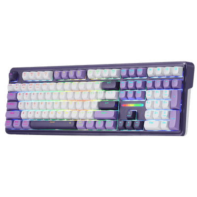 Redragon ANTONIUM K745 PRO 108 Keys Wireless Gasket Mechanical Keyboard, Purple | show