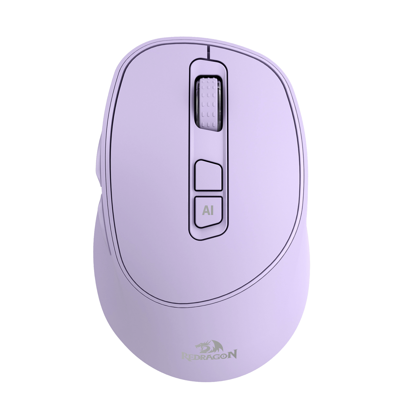 Redragon BM4195 AI Smart Wireless Mouse, 2.4G & BT Computer Office Mouse, Translate & Voice Typing, 5 DPI Adjustable, Ergonomic Design, Long Battery Life, for Laptop/Desktop/PC, Purple | show