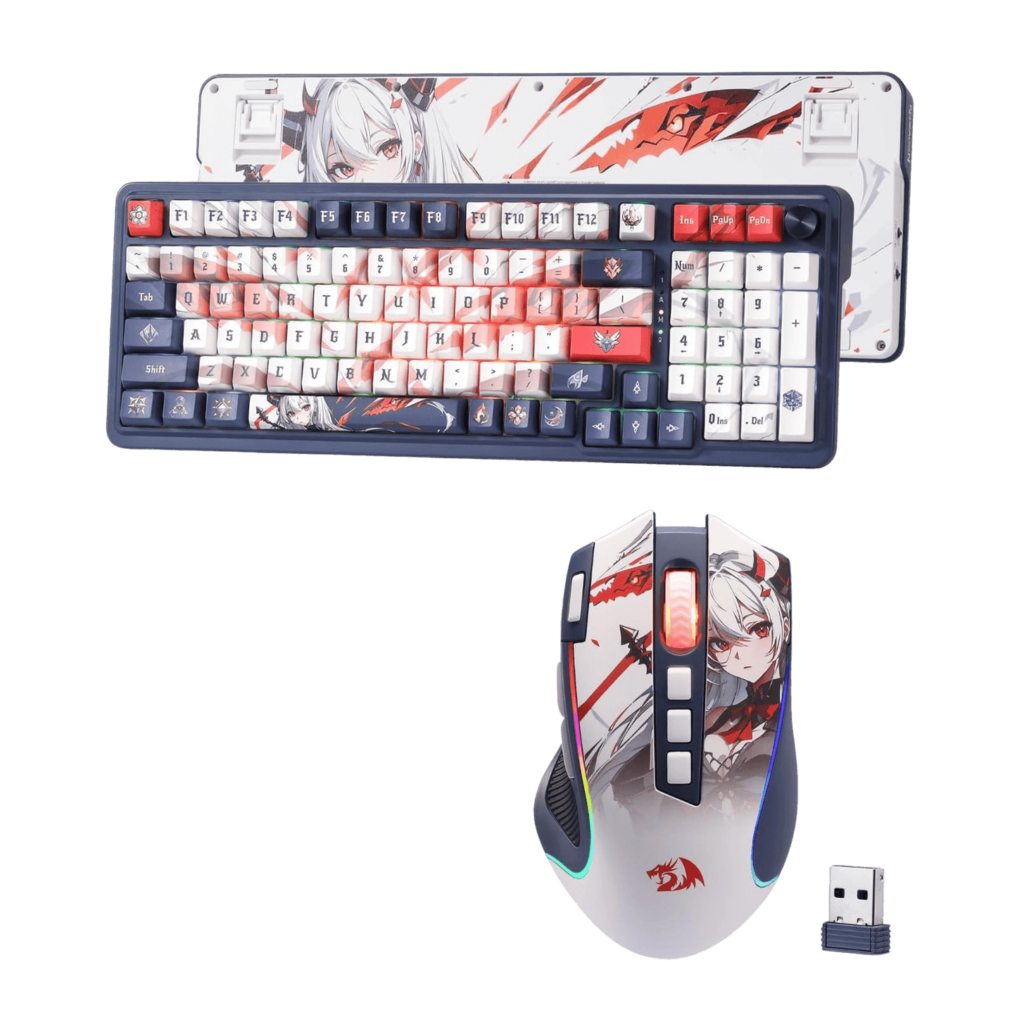 Redragon K686 Gaming Keyboard and M612 PRO Mouse