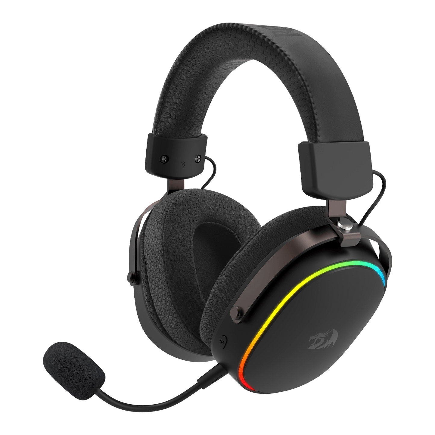 Redragon H831 Gaming Headset, RGB, 2.4GHz/BT/Wired, Black
