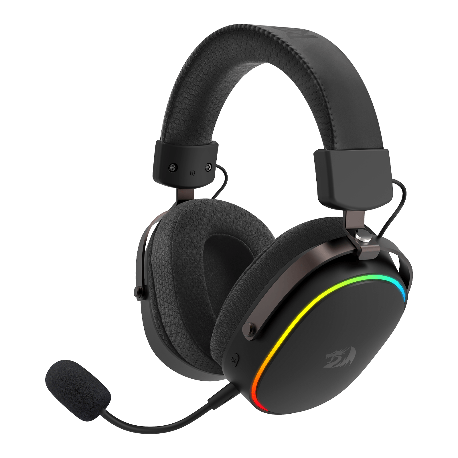 Redragon H831 Gaming Headset, RGB, 2.4GHz/BT/Wired, Black