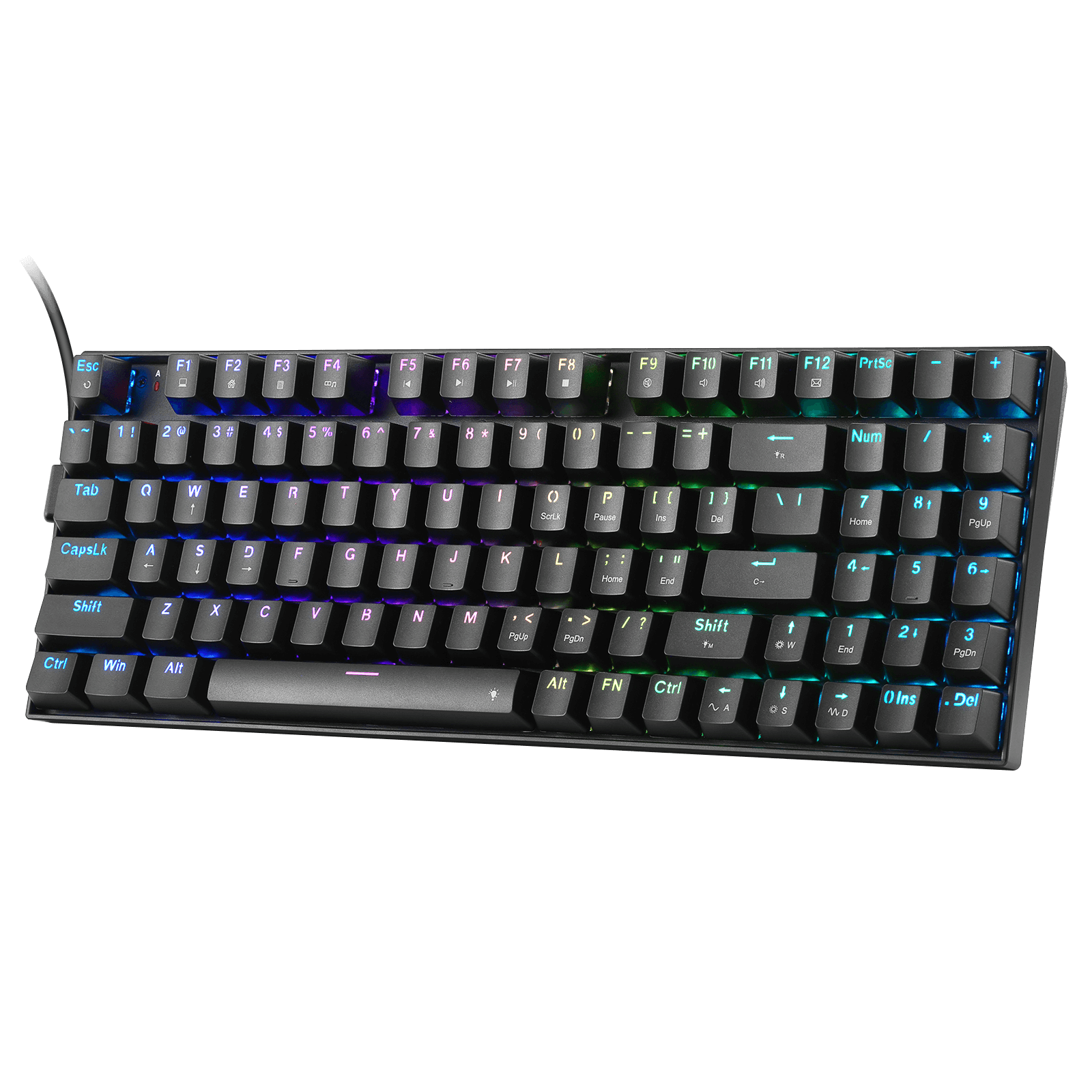 Redragon K735 Rapid Trigger Wired Gaming Keyboard, 90% 94 Keys Mechanical Keyboard w/Hyper-Fast Actuation, Dedicated Magnetic Switch, Actuation Point Adjustable, 8K Hz Polling Rate