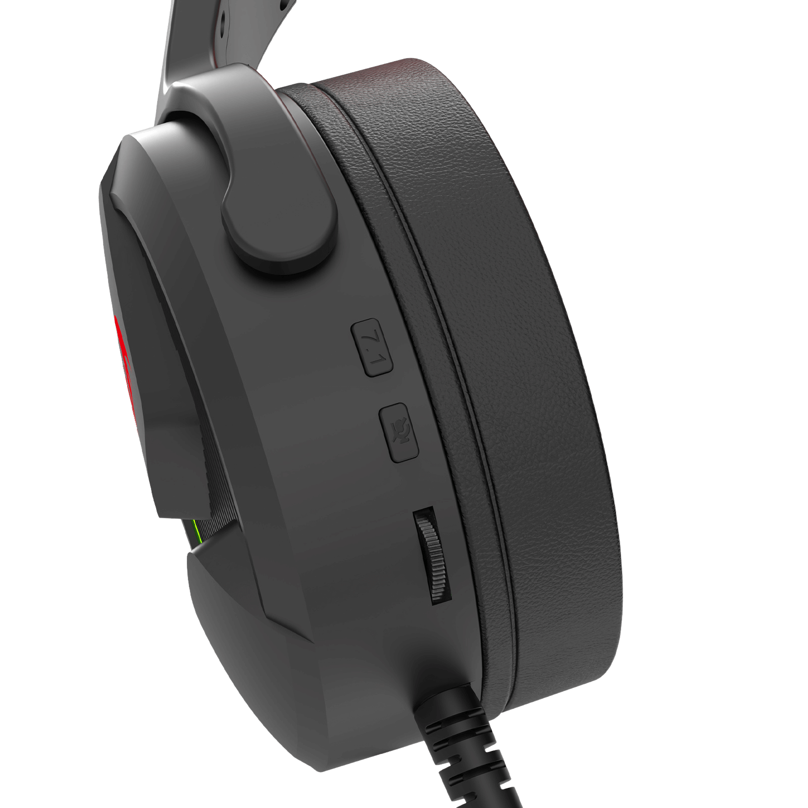 Redragon H315 RGB Gaming Headset - Wired Computer Headset with 40mm Drivers, Noise-Canceling Microphone, USB Connection, Lightweight Design, and Soft PU Leather Ear Cushions for Ultimate Comfort