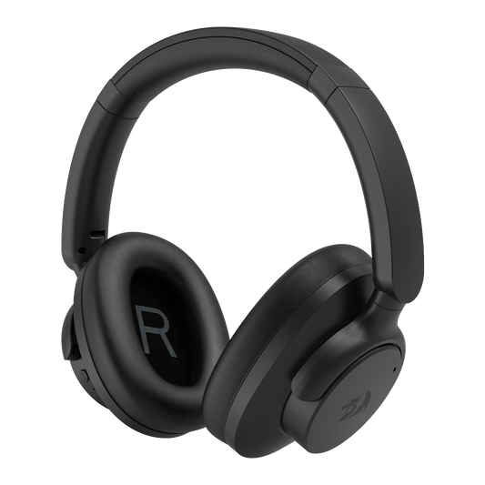 Redragon H610 Wireless Gaming Headset for PS5, PS4, PC, Mac, NS - BT 5.3 with ANC Noise Cancellation, 50H Battery, Lightweight, Over-Ear Headphones with Built-in Mic | show