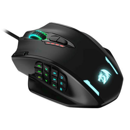 Redragon Impact M908 RGB MMO Laser Wired Gaming Mouse