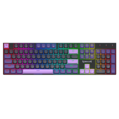 Redragon K556 HE Rapid Trigger Gaming Keyboard, 100% 104 Keys Wired Mechanical Keyboard w/Hyper-Fast Actuation, Dedicated Hall Effect Magnetic Switch, 2-Layer Noise Dampening, Original Aluminum Base