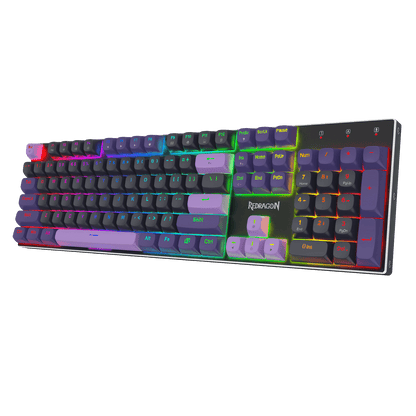 Redragon K556 HE Rapid Trigger Gaming Keyboard, 100% 104 Keys Wired Mechanical Keyboard w/Hyper-Fast Actuation, Dedicated Hall Effect Magnetic Switch, 2-Layer Noise Dampening, Original Aluminum Base
