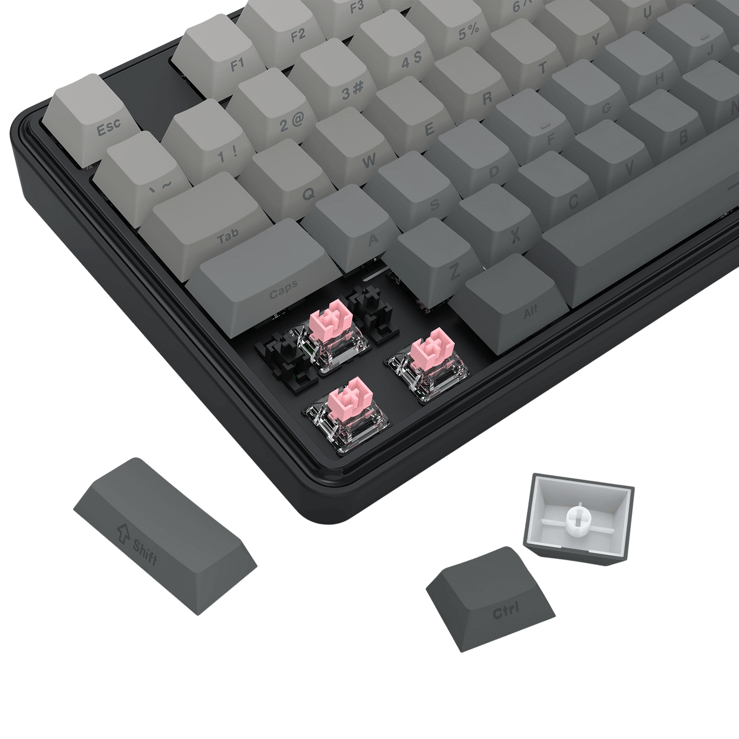 Redragon K707 HE Rapid Trigger Gaming Keyboard, 87 Keys TKL Wired Mechanical Keyboard w/Hyper-Fast Actuation Hall Effect Magnetic Switch, Actuation Point Adjustable, Side Printed PBT Gradient Keycaps