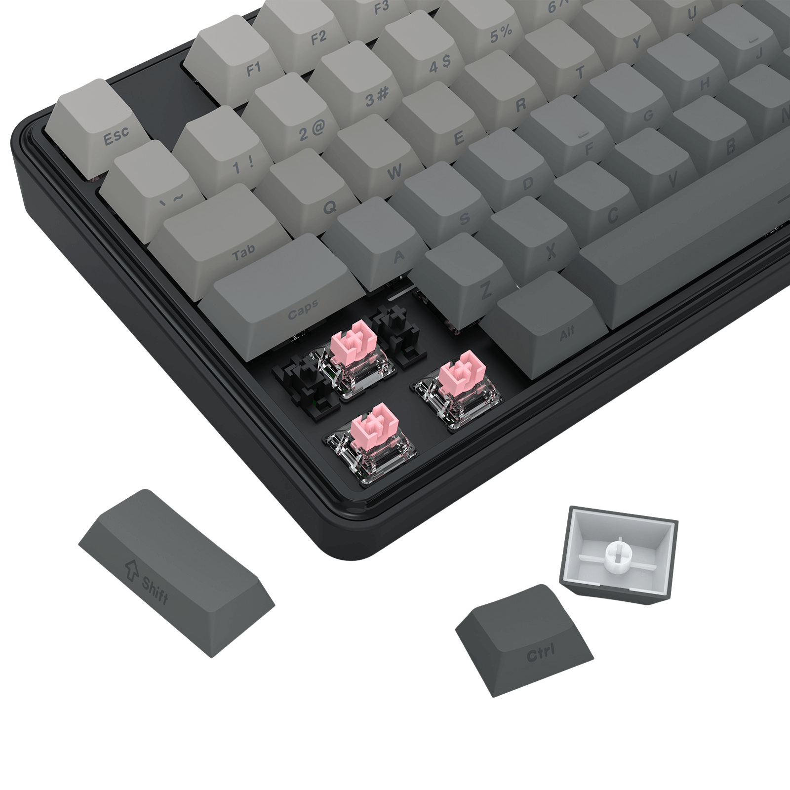 Redragon K707 HE Rapid Trigger Gaming Keyboard, 87 Keys TKL Wired Mechanical Keyboard w/Hyper-Fast Actuation Hall Effect Magnetic Switch, Actuation Point Adjustable, Side Printed PBT Gradient Keycaps