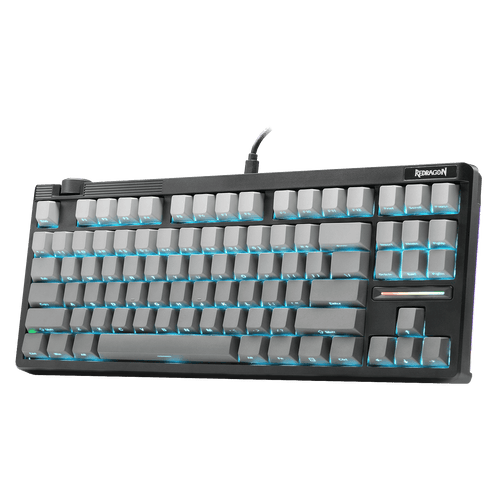 Redragon K729 HE Rapid Trigger Gaming Keyboard, 87 Keys 8K Wired Mechanical Keyboard w/Next-Gen UltraMag 100% POM Silky Magnetic Switch, Dual-Module Floating Patent Structure Design & Knob Control