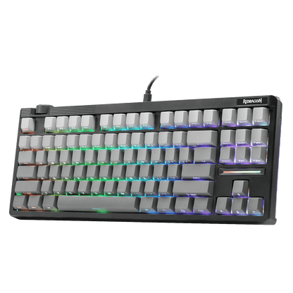 Redragon K729 HE Rapid Trigger Gaming Keyboard, 87 Keys 8K Wired Mechanical Keyboard w/Next-Gen UltraMag 100% POM Silky Magnetic Switch, Dual-Module Floating Patent Structure Design & Knob Control